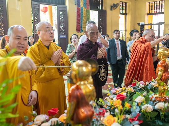 Đại diện tăng đoàn Phật giáo Myanmar đến thăm Việt Nam dịp lễ Phật Đản 2024
